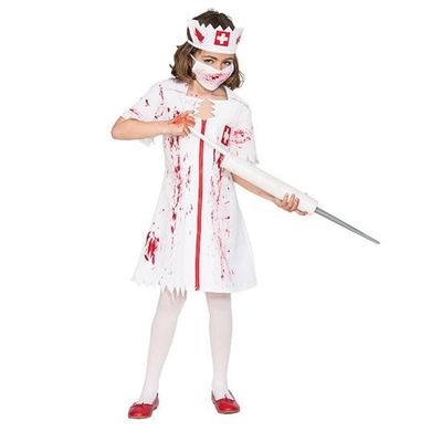 Foto van Zombie zuster kostuum kind