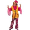 Afbeelding van Hippie meisje kostuum
