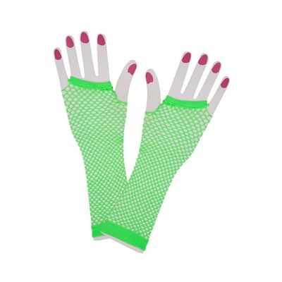 Foto van Net handschoenen neon groen