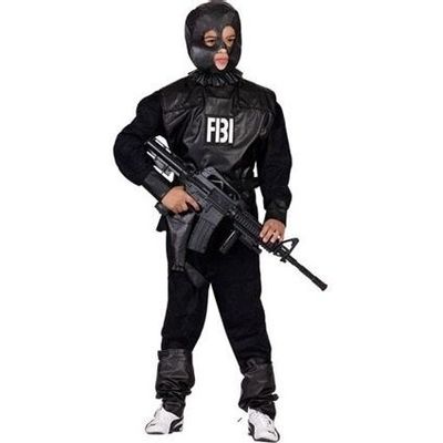 Foto van FBI kostuum kind