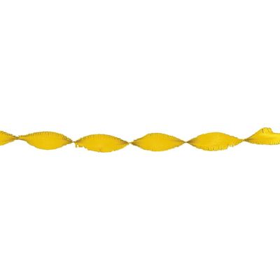 Crepe slinger geel 24 m