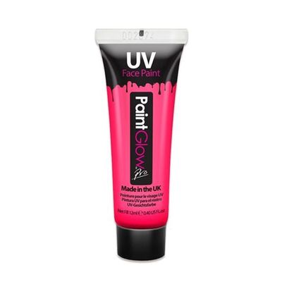 Foto van UV Face paint neon roze
