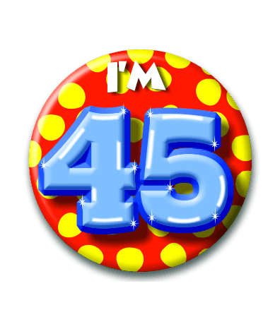 Button 45 jaar 