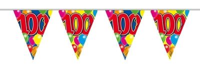 Vlaggenlijn balloons 100 jaar 10M