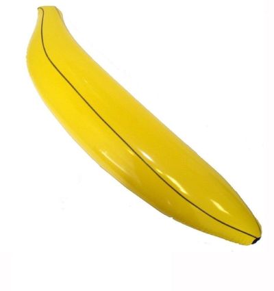 Opblaas banaan 80 cm