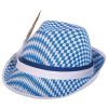 Afbeelding van Oktoberfest hoed blauw-wit