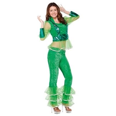 Disco kostuum groen