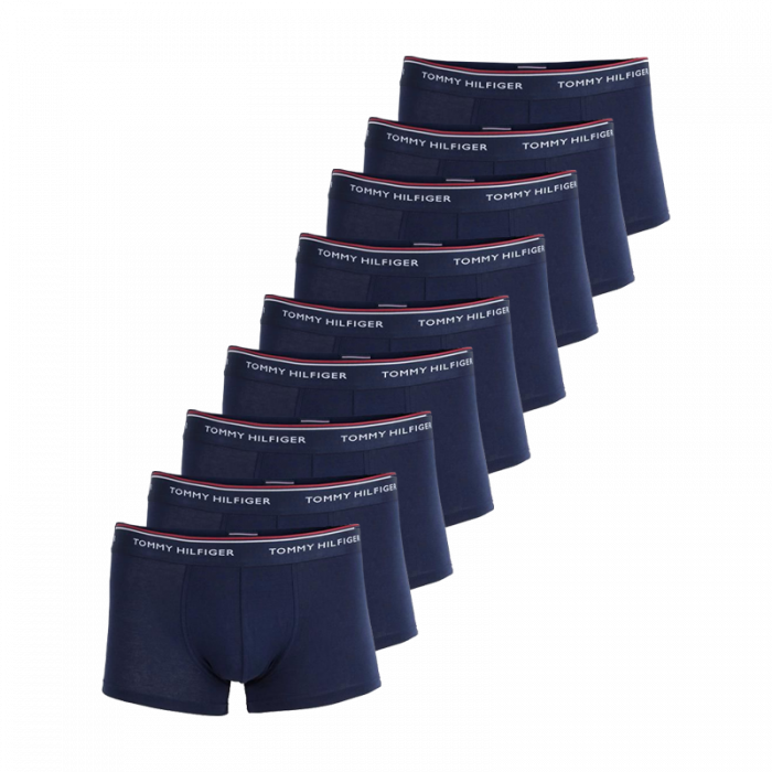 Tommy Hilfiger 9 pack Low Rise Trunk - Blauw