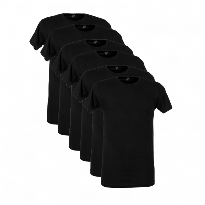 Alan Red 6-pack t-shirt Derby - zwart