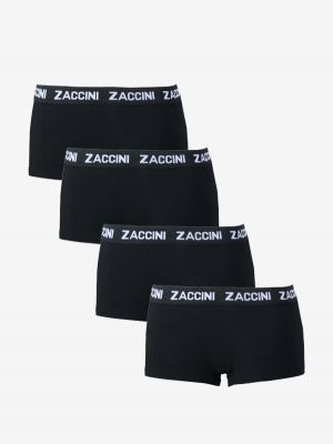 Zaccini 4-pack dames boxershorts zwart