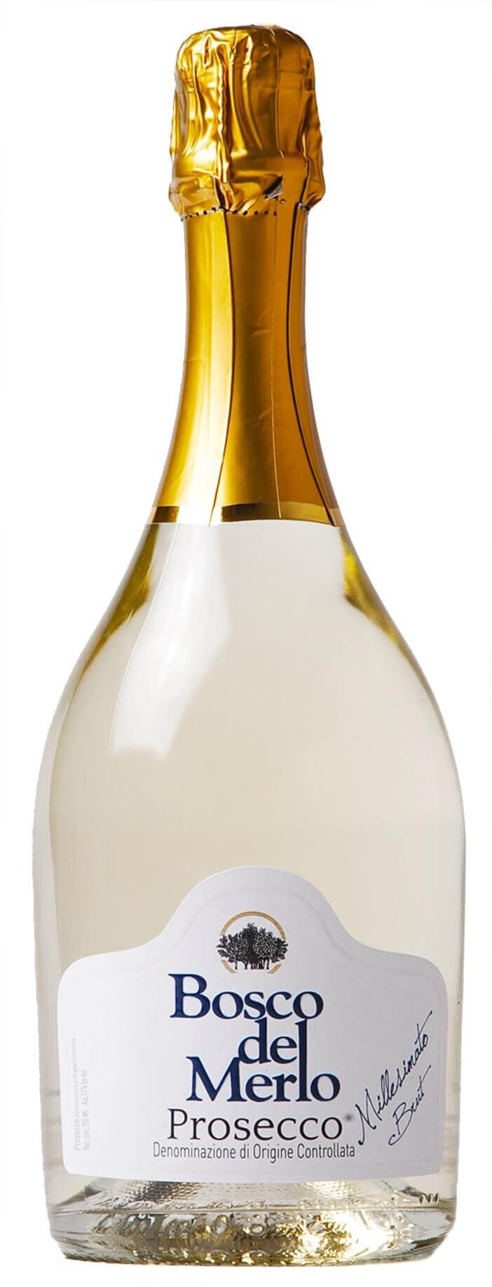 Foto van BOSCO DEL MERLO PROSECCO SPUMANTE BRUT 2021 75 CL