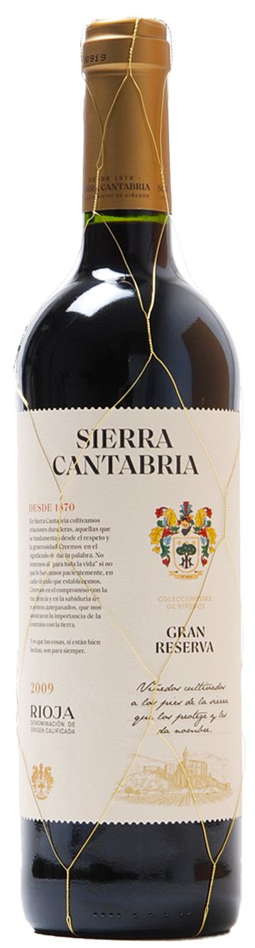 Foto van SIERRA CANTABRIA RIOJA GRAN RESERVA 2010 75 CL