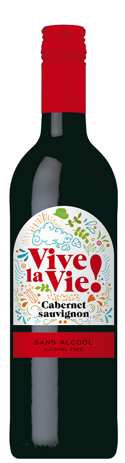 Foto van VIVE LA VIE CABERNET SAUVIGNON ALCOHOLVRIJ 75 CL