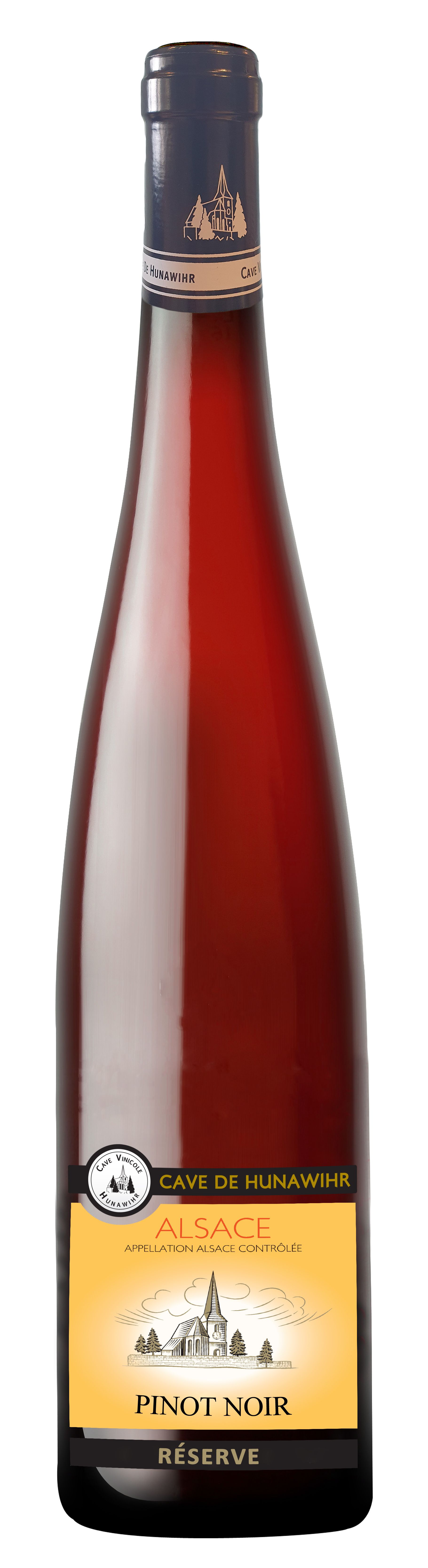 Foto van HUNAWIHR PINOT NOIR RÉSERVE 2022 75 CL