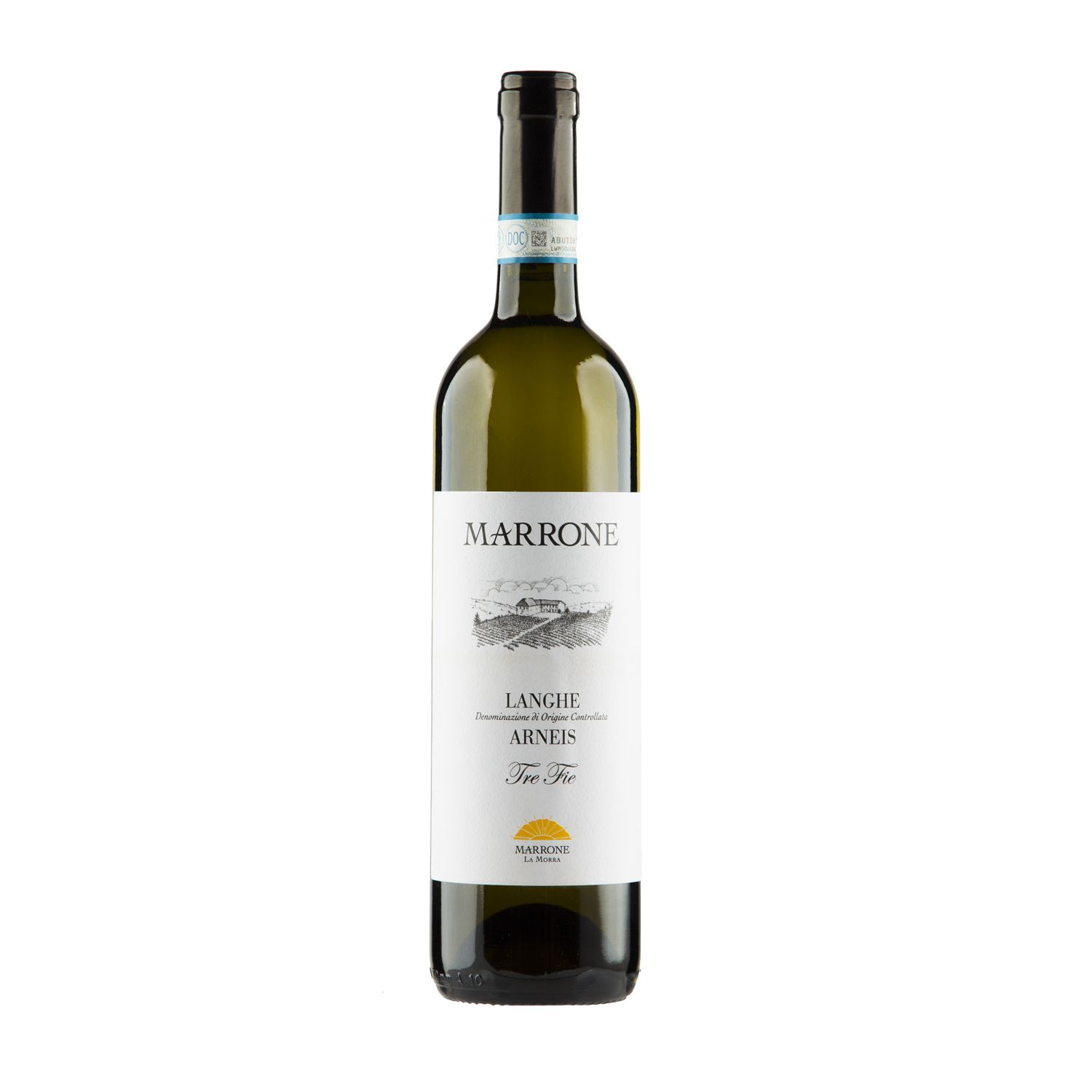 Foto van MARRONE LANGHE ARNEIS TRE FIE 2023 75 CL