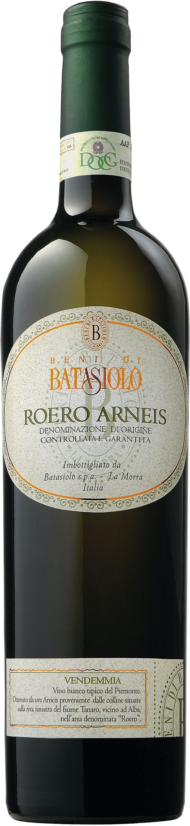 Foto van BENI DI BATASIOLO ROERO ARNEIS 2024 75 CL
