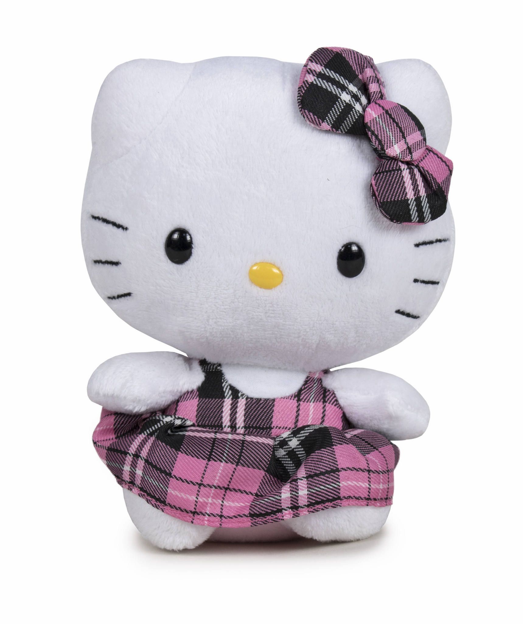Hello Kitty: Pink Plaid Dress 14 cm Plush - 4GEEKS Webshop