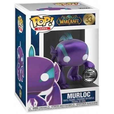 Foto van Funko Pop! Games: World of Warcraft - Blizzard 30th Spectral Murloc (Black) - US Exclusive