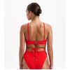 Afbeelding van Beachlife Fiery Red twist bikinitop