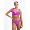 Afbeelding van Beachlife Purple Flash ruffle bikinitop