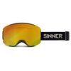 Afbeelding van Sinner Skibril snowboardbril Snowflake + spare lens