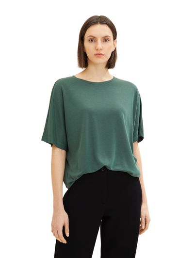 Foto van Tom Tailor dames T-shirt fluent batwing