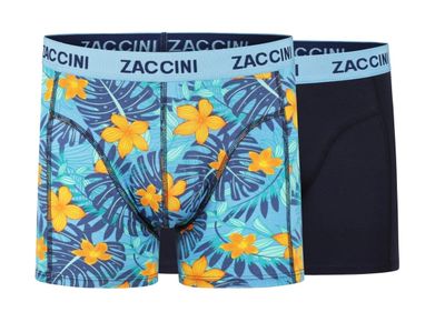 Foto van Zaccini heren onderbroek 2 pack Tropische bloemenprint