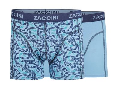 Foto van Zaccini heren onderbroek 2 pack Blue Breeze