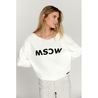 Moscow dames Pullover Vera lange mouw