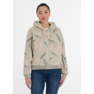 Foto van Ragwear Teddy fleece vest Taliana print dames