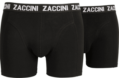 Foto van Zaccini heren ondergoed 2 pack zwart