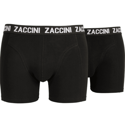 Foto van Zaccini heren ondergoed 2 pack zwart