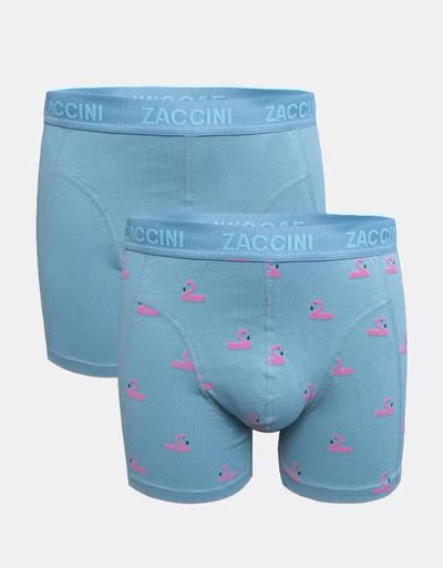 Foto van Zaccini heren onderbroek 2 pack Flamingo