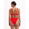 Afbeelding van Beachlife Fiery Red strik bikinibroekje