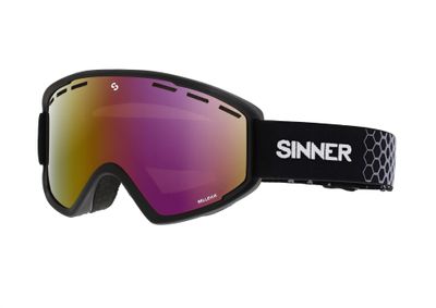 Foto van Sinner wintersport skibril snowboard Bellevue mat zwart