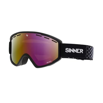 Sinner wintersport skibril snowboard Bellevue mat zwart