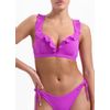 Afbeelding van Beachlife Purple Flash ruffle bikinitop