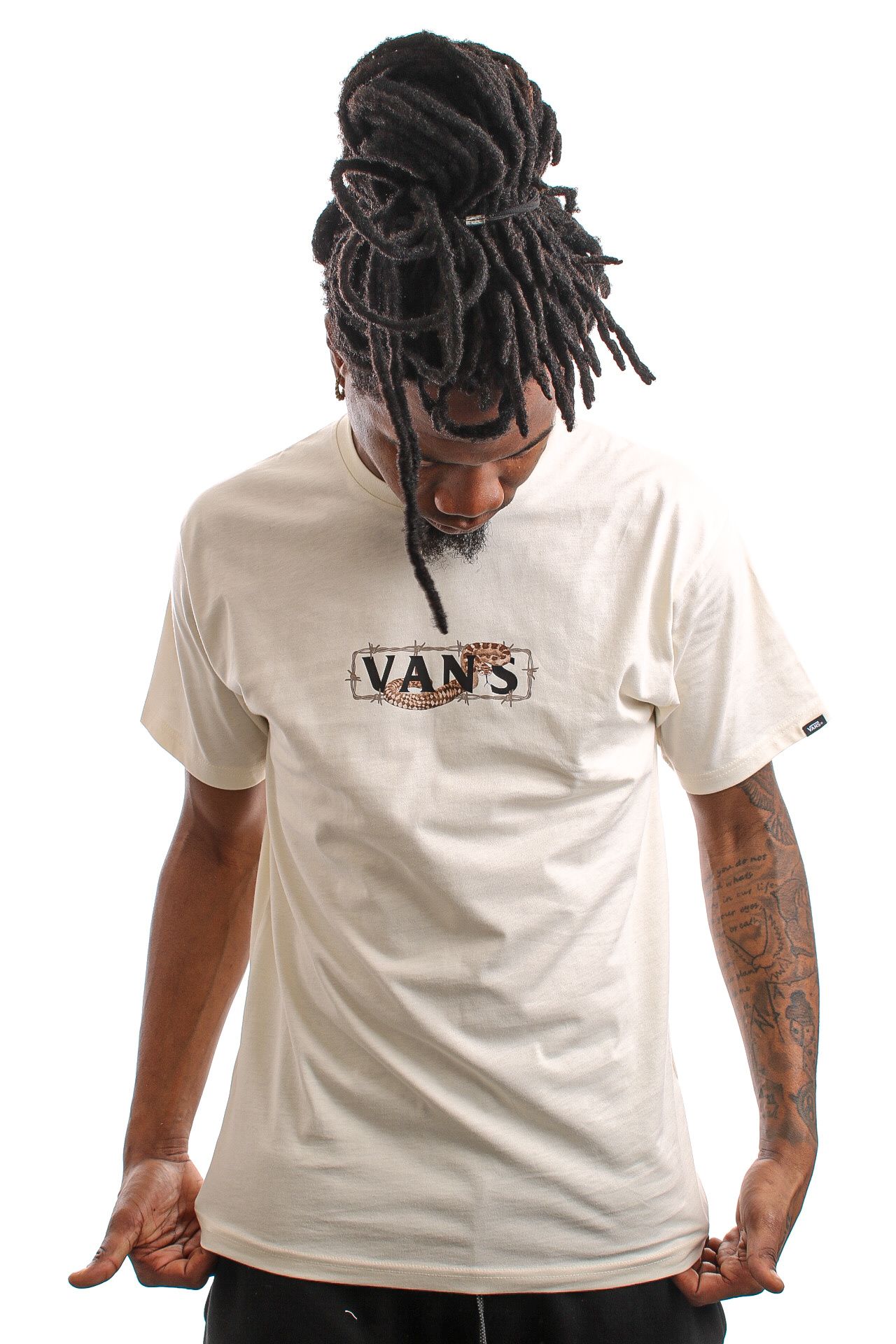 Afbeelding van Vans T-Shirt VANS DESERT PACK EASY BOX SS ANTIQUE WHITE VN0A7PKO3KS1