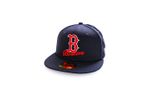 Afbeelding van New Era Fitted Cap BOSTON RED SOX DUAL LOGO COOPERSTOWN OFFICIAL TEAM COLOUR NE60288019
