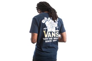 Foto van Vans T-Shirt VANS ESSENTIAL FLORAL SS NAVY VN0A7PLFNVY1