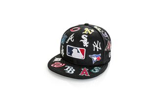 Foto van New Era Fitted Cap NEW ERA MLB ALL OVER PATCH 59FIFTY MLB ALL OVER BLACK NE60285198