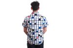 Afbeelding van The Quiet Life Blouse Grid Button Down S/S Shirt Multi 22SPD2-2101