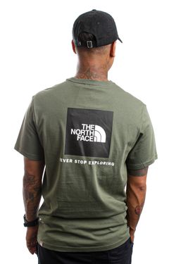 Afbeelding van The North Face T-Shirt M S/S REDBOX TEE THYME / TNF BLACK NF0A2TX2WTQ