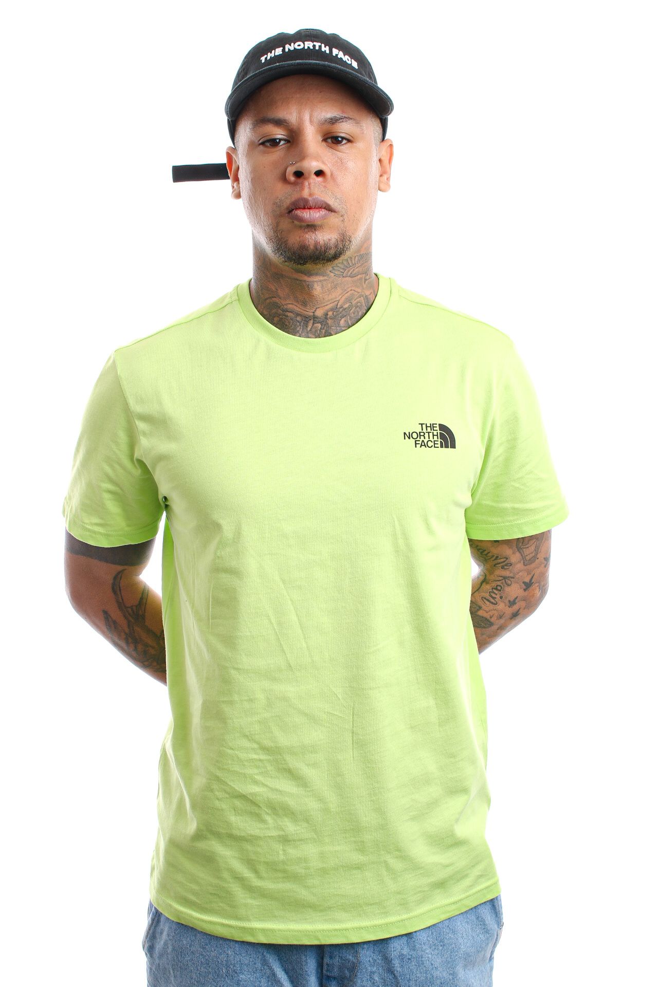 Afbeelding van The North Face T-Shirt M S/S SIMPLE DOME TEE Sharp Green NF0A2TX5HDD