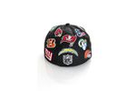 Afbeelding van New Era Fitted Cap NEW ERA NFL ALL OVER PATCH 59FIFTY NFL ALL OVER BLACK NE60285199