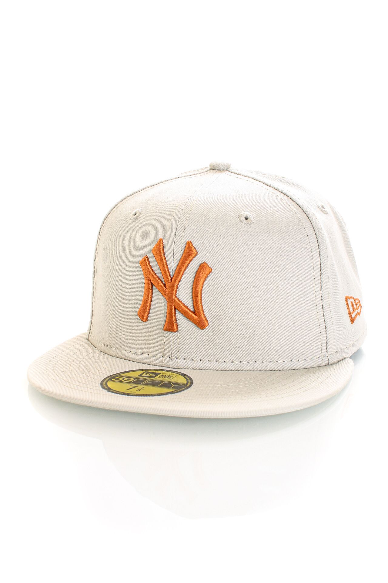 Afbeelding van New Era Fitted Cap NEW YORK YANKEES LEAGUE ESSENTIAL 59FIFTY STONE / TOFFEE NE60240538