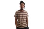 Afbeelding van HUF T-Shirt HUF SYNTHETIC STRIPE S/S KNIT CHOCOLATE BROWN KN00319