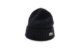 Foto van Lacoste Muts LACOSTE 2G4B Knitted Beanie BLACK RB0001-23