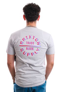 Afbeelding van Brixton T-Shirt BRIXTON OATH V S/S STT SILVER/3D 16410