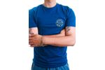 Afbeelding van Brixton T-Shirt BRIXTON CREST II S/S STT COOL BLUE/YELLOW CAB 16493